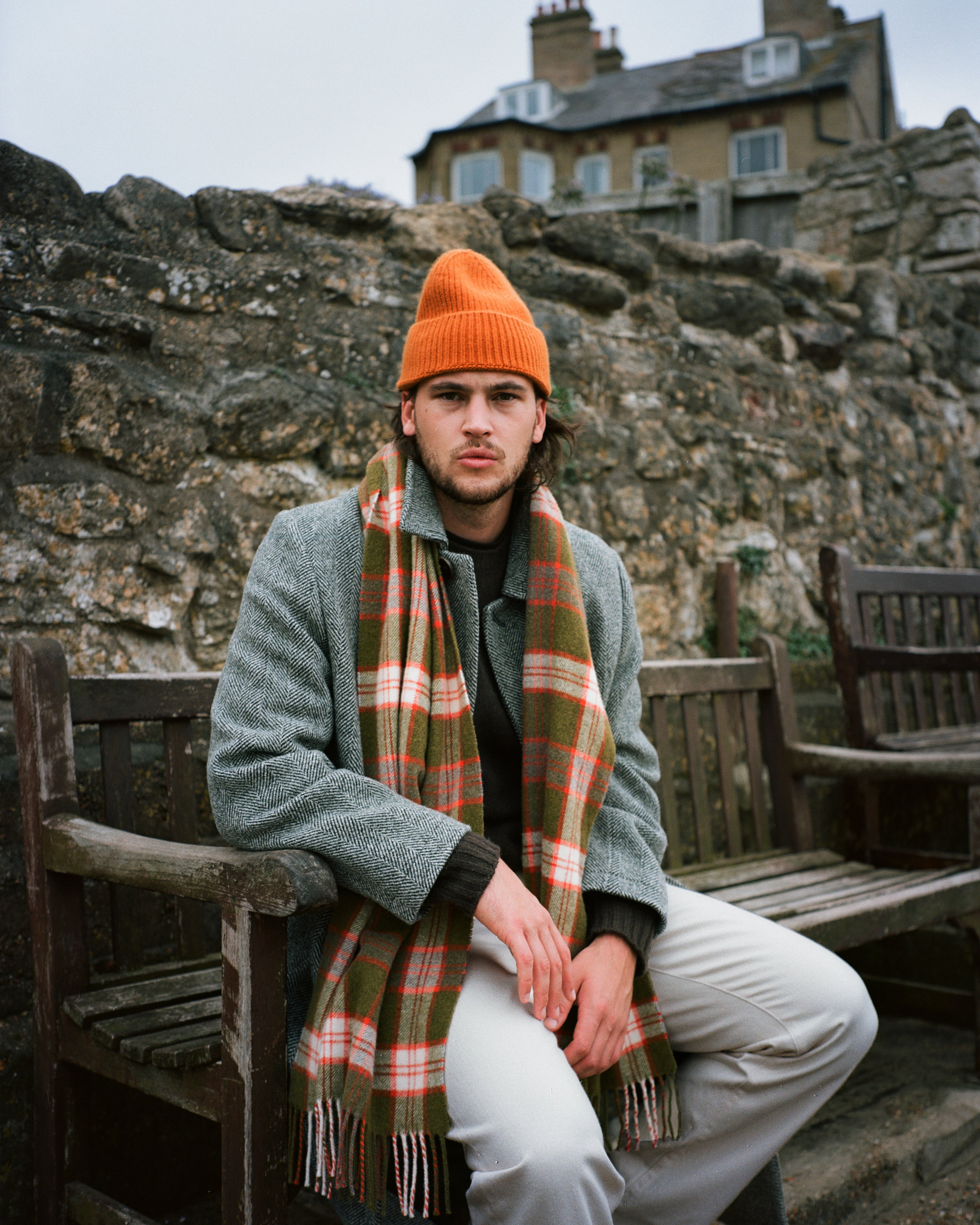 Écharpe Murray verte à motif tartan