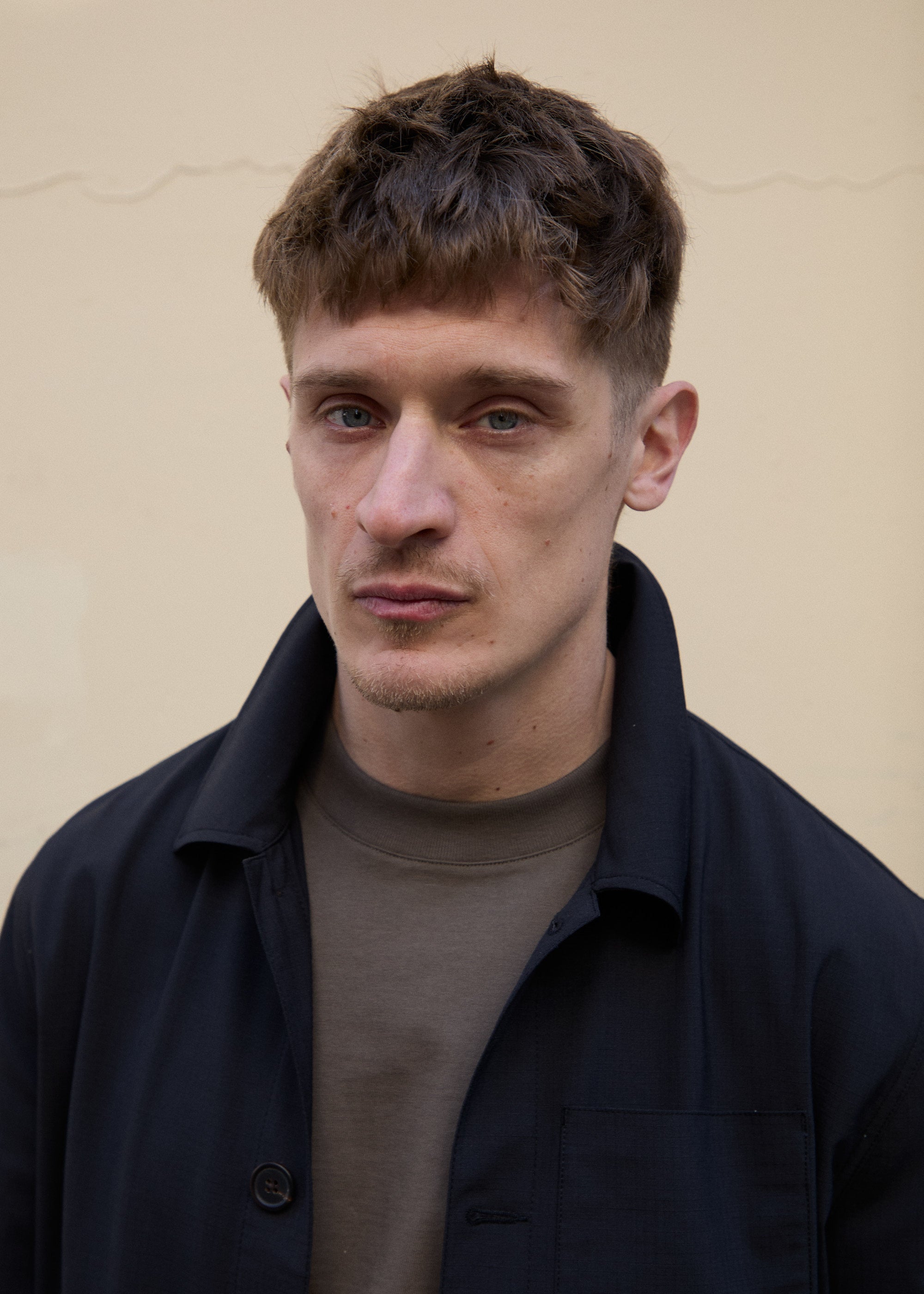 Bergame jacket in charcoal