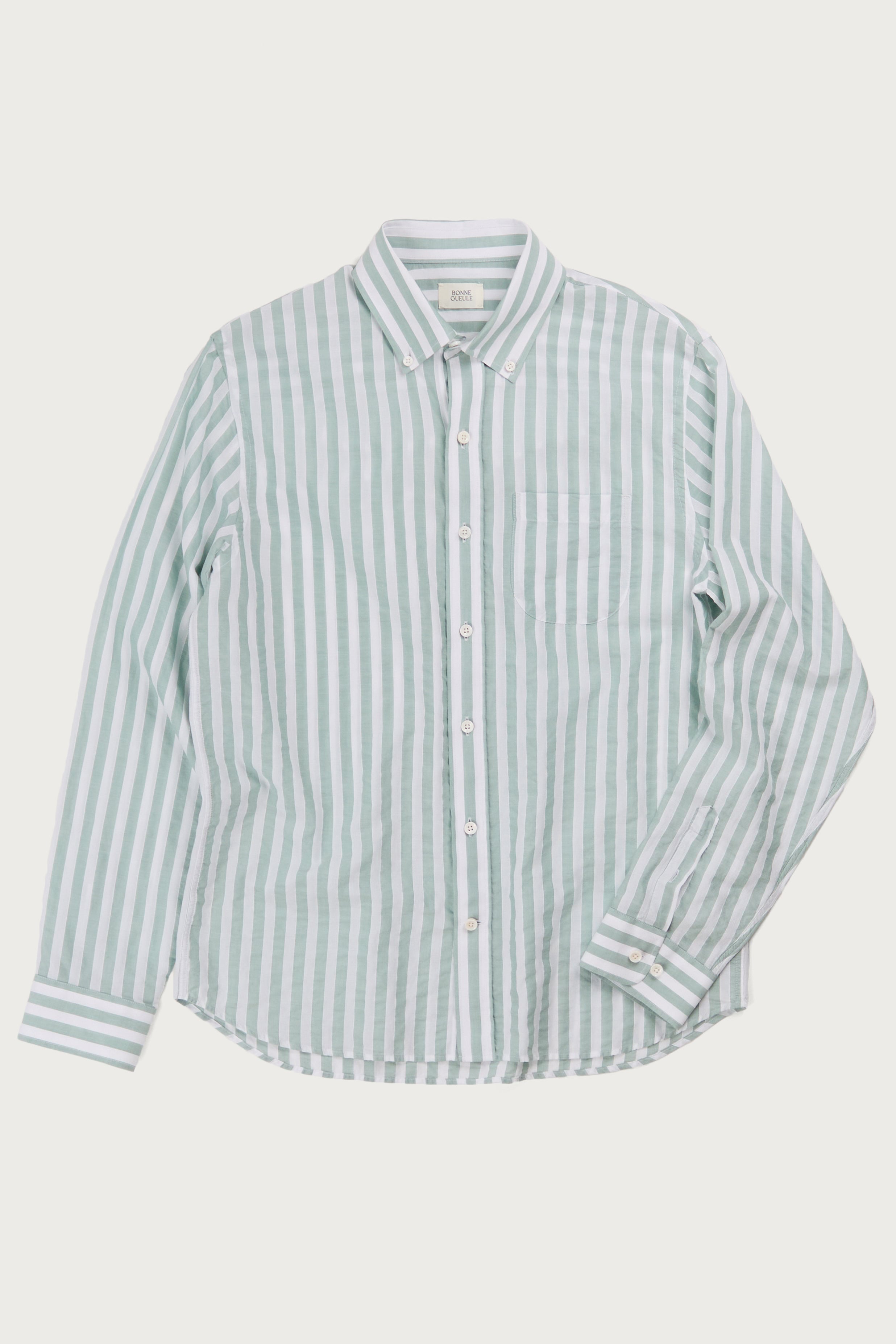 Chemise Calvi vert et blanc