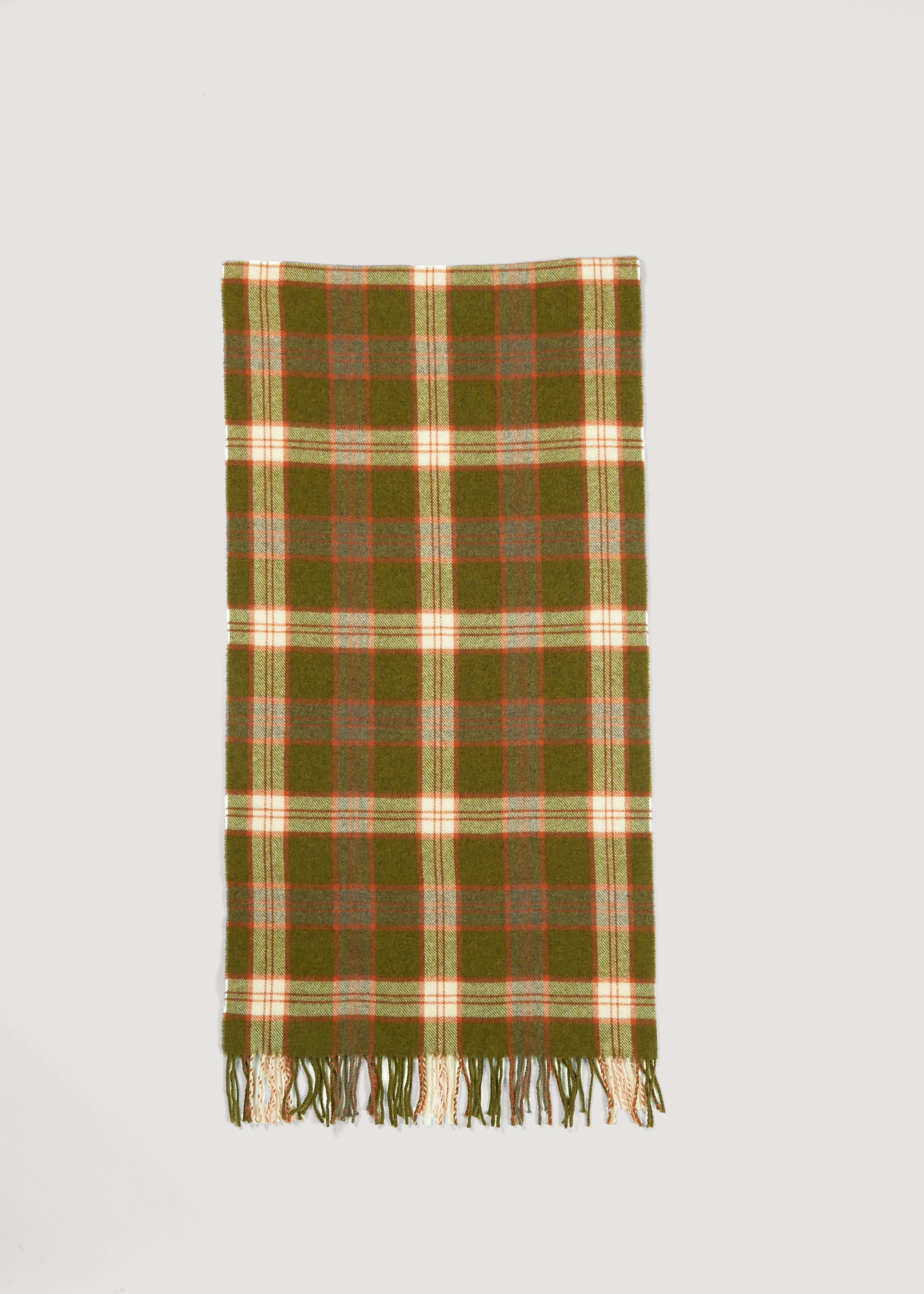 Écharpe Murray verte à motif tartan