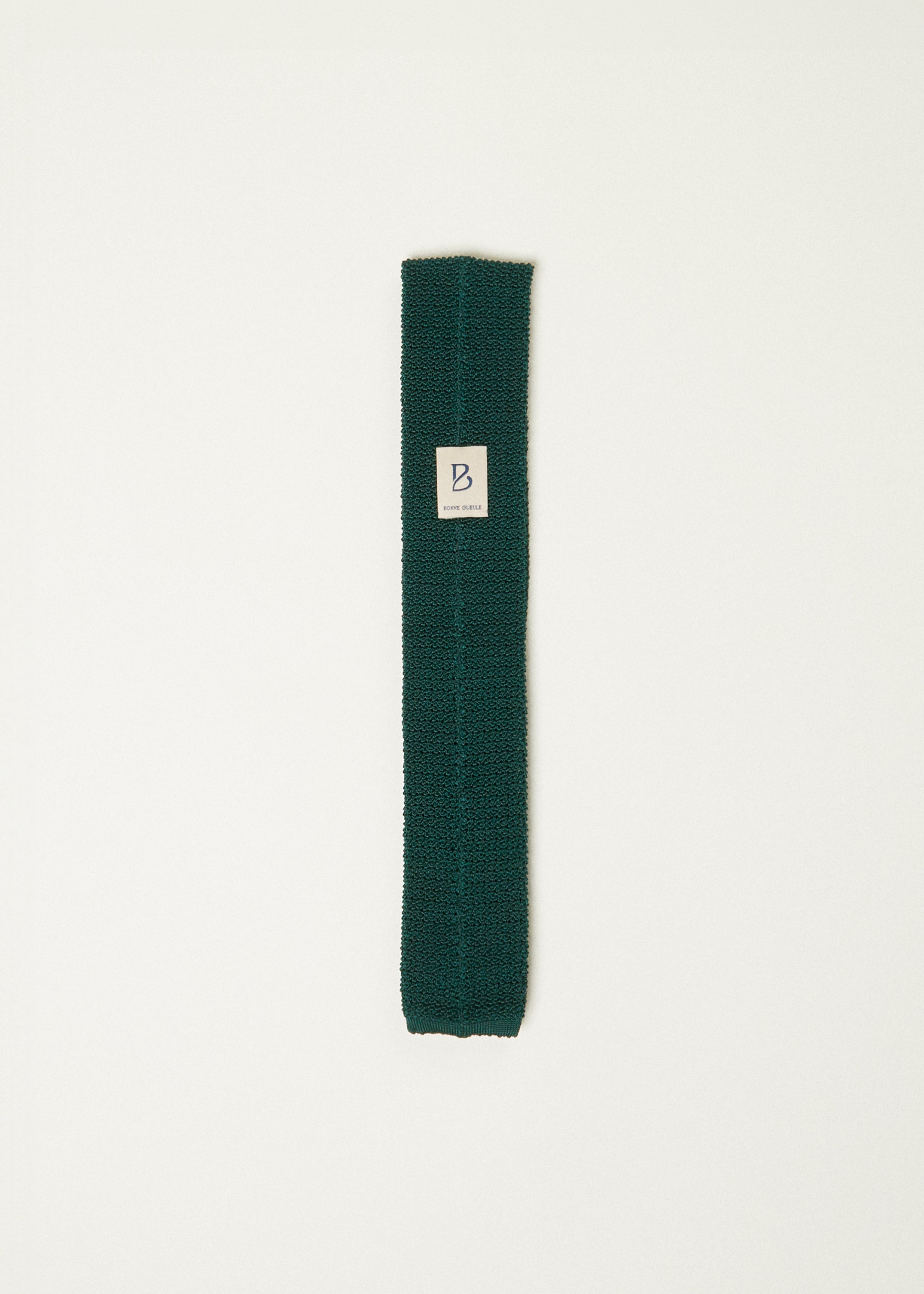 Crispy tie in fir green 