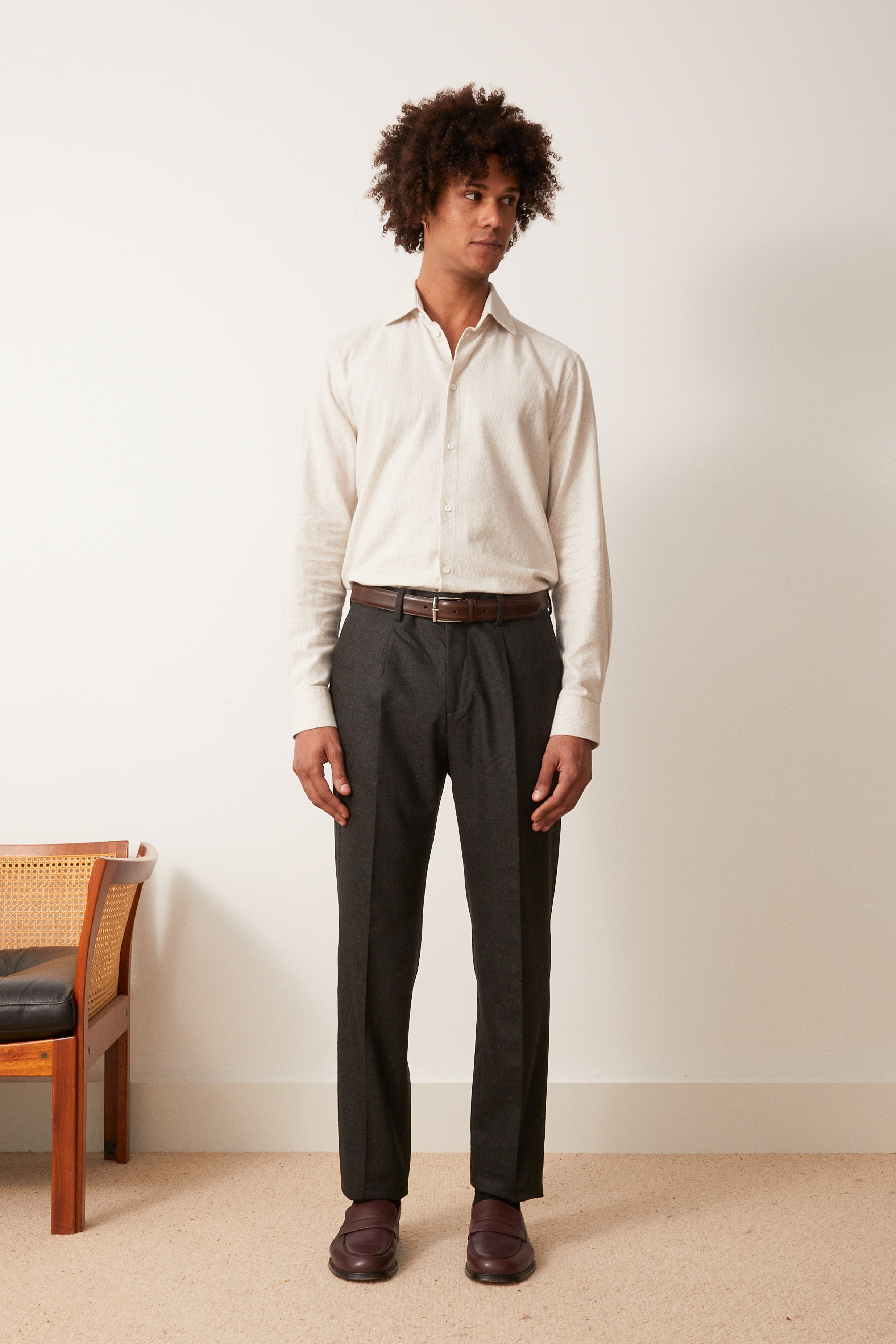 Bellagio trousers in dark green