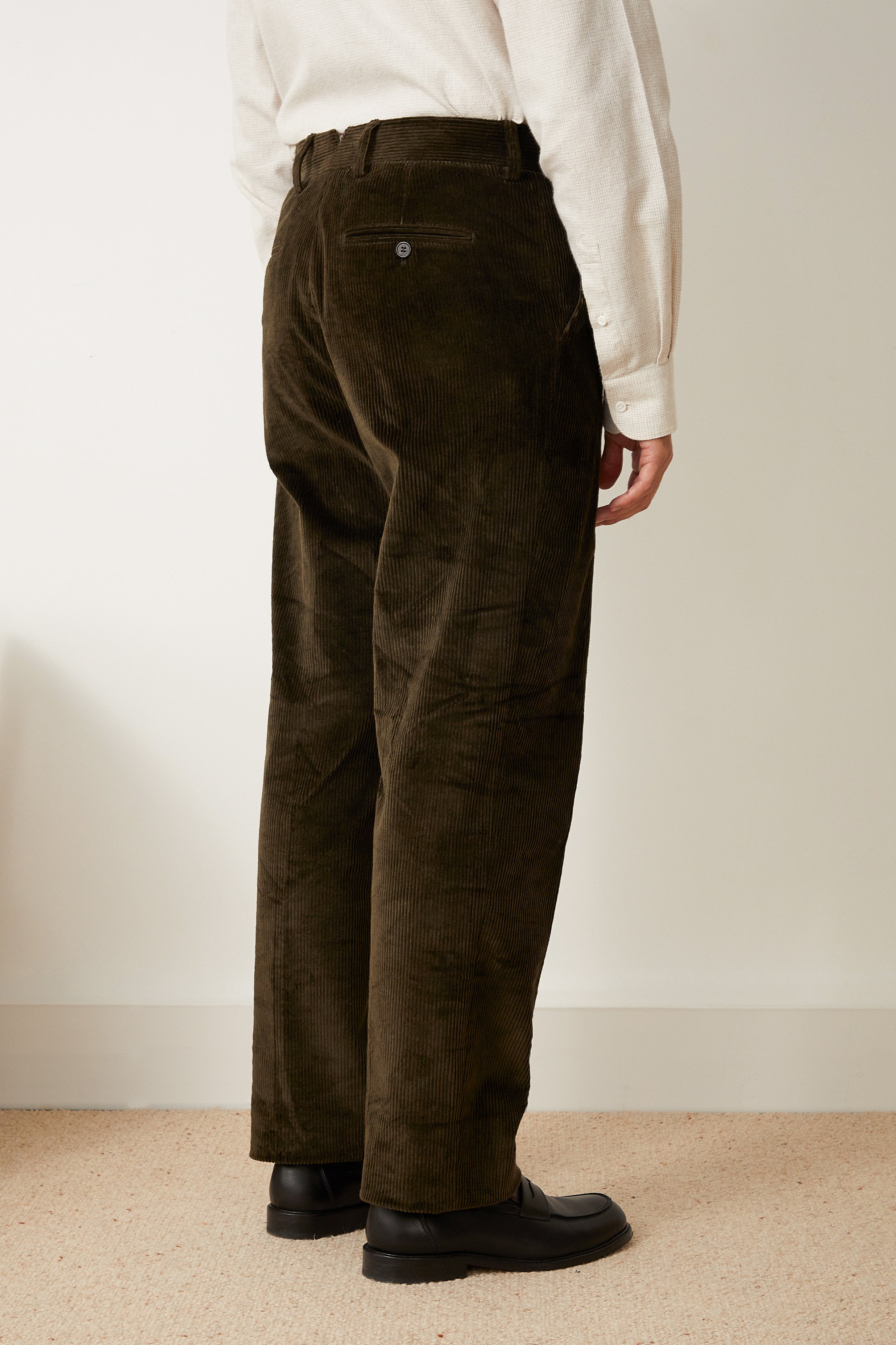 Pantalon Belleville vert foncé