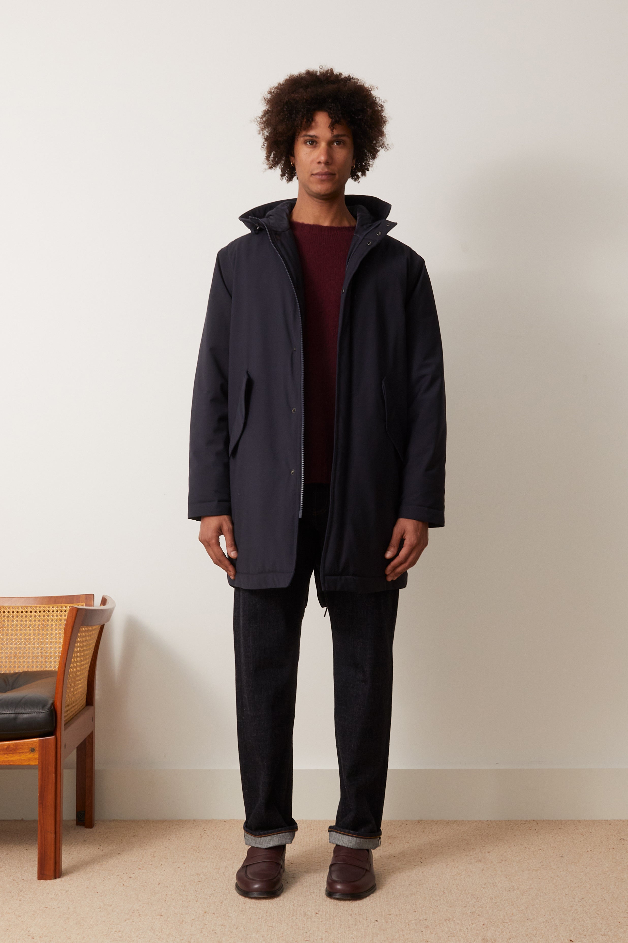 Tamaro parka in navy