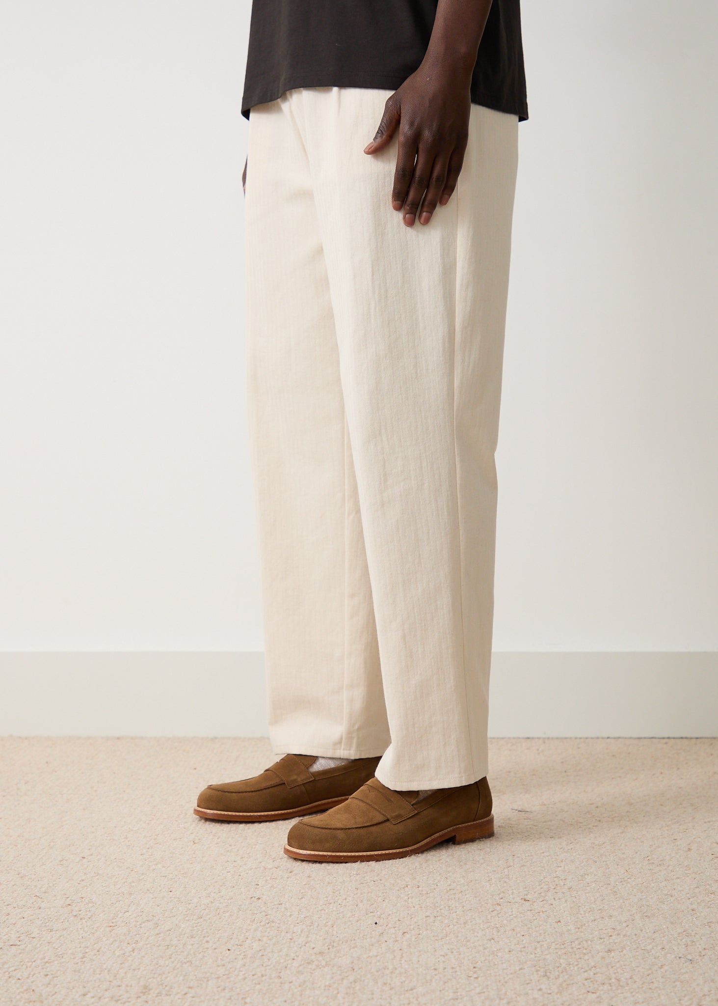 Poetto trousers in ecru