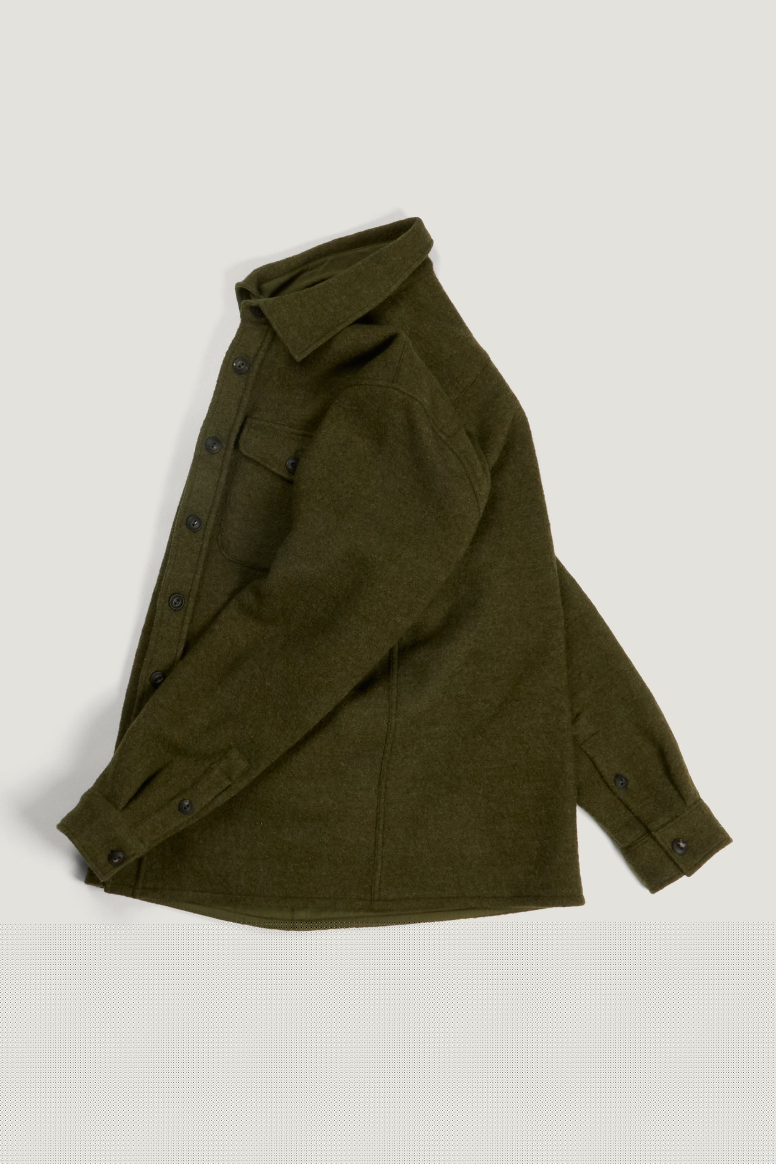 Milo overshirt in khaki