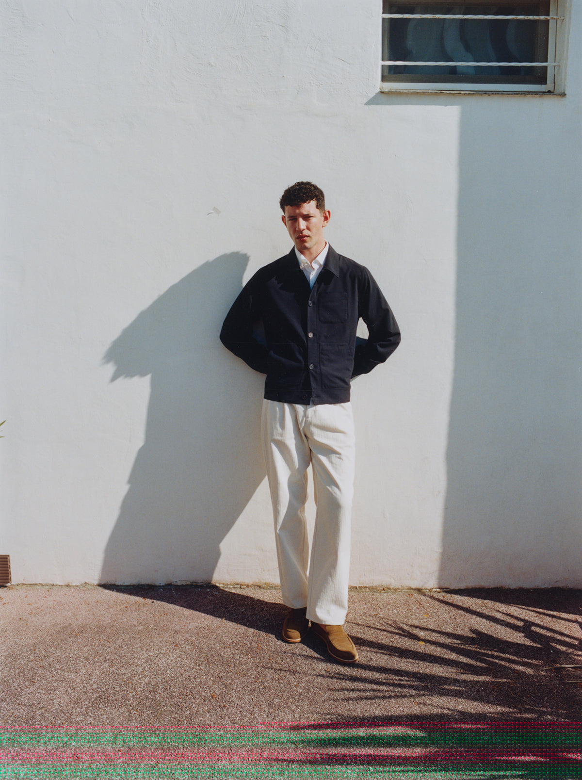 Bergame jacket in charcoal