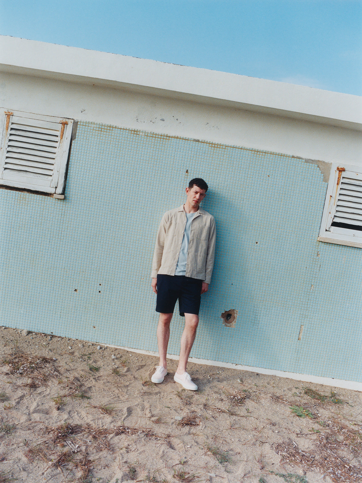 York shorts in navy