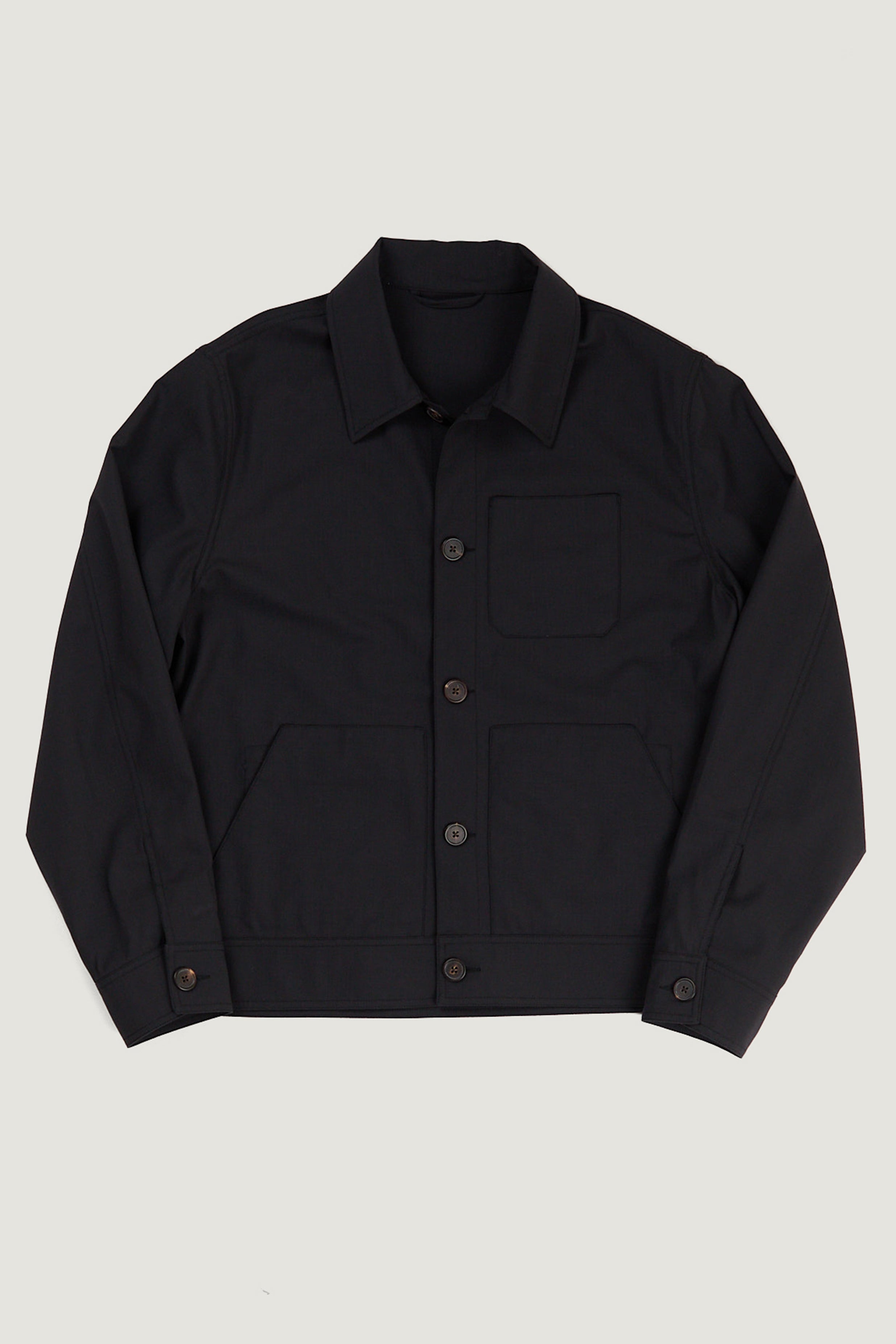 Bergame jacket in charcoal