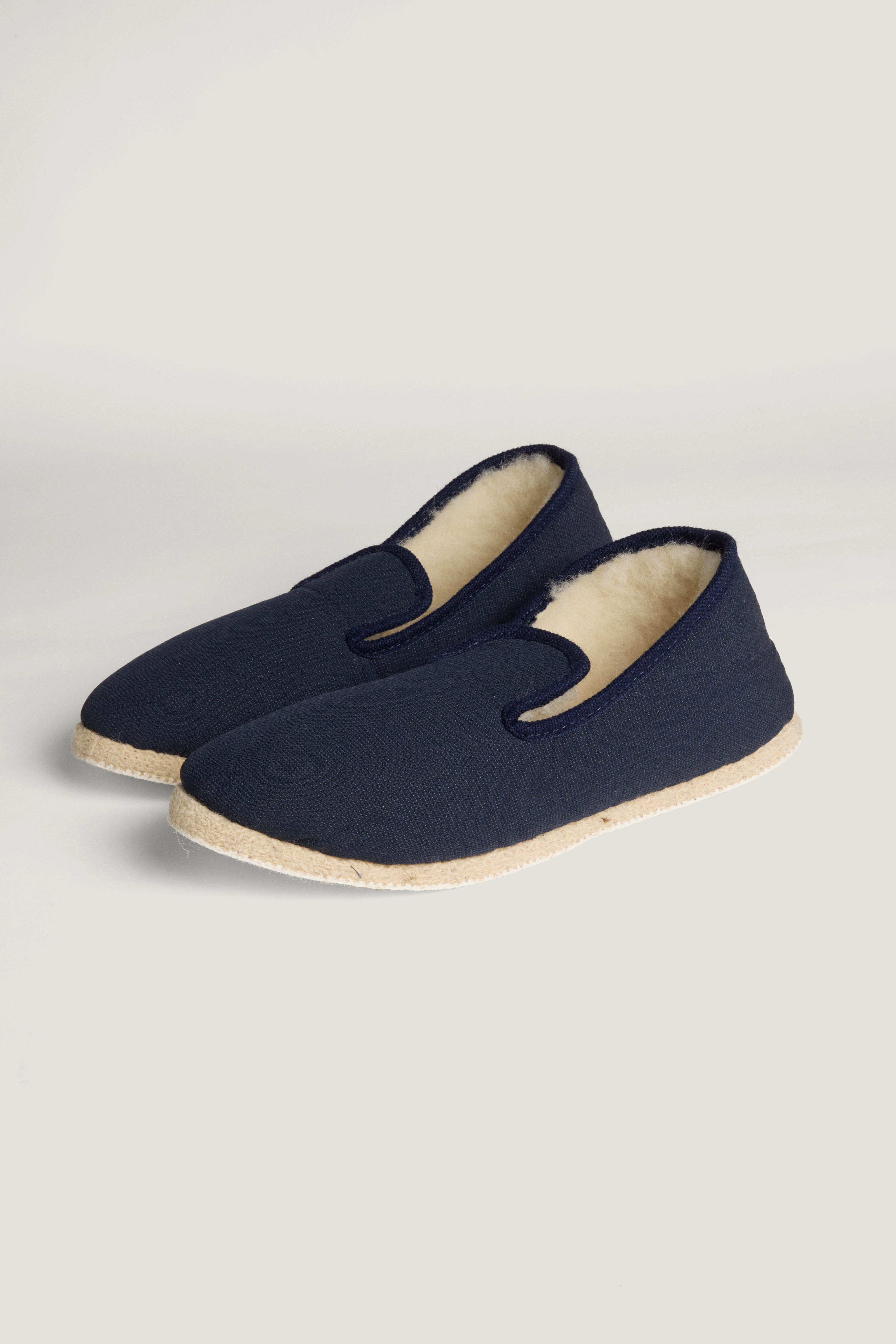 Anduze charentaise Slippers in blue
