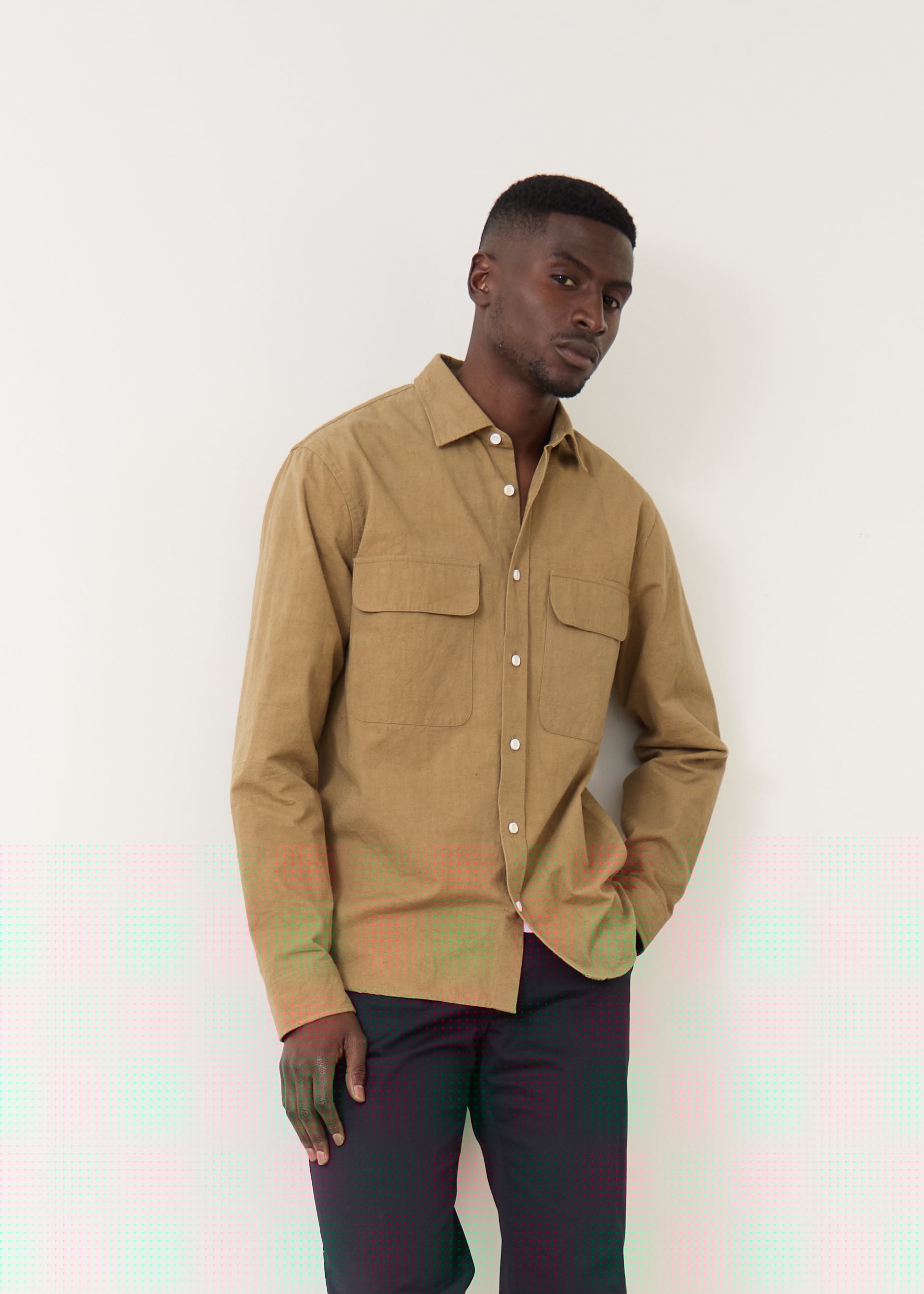 Dinard shirt in coyote