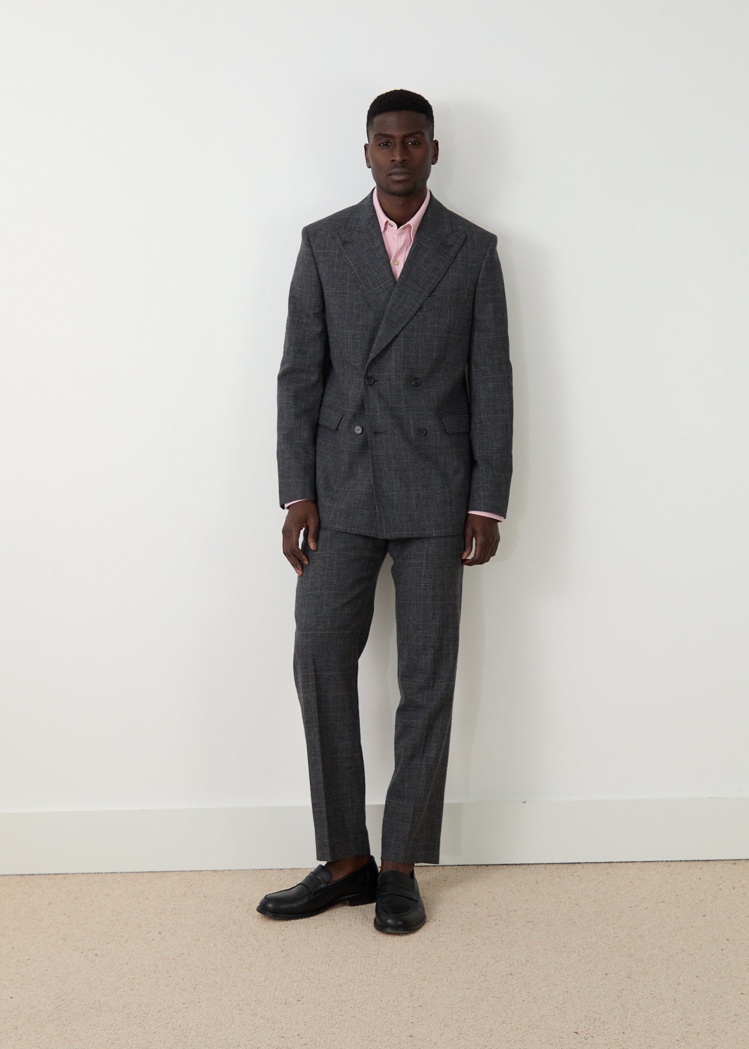 Belleville trousers in charcoal