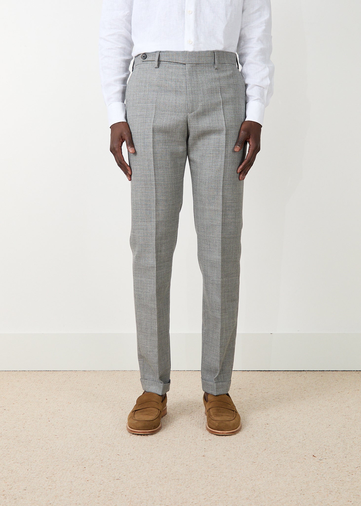 Toso Grey Suit with Uno Pleated Pants
