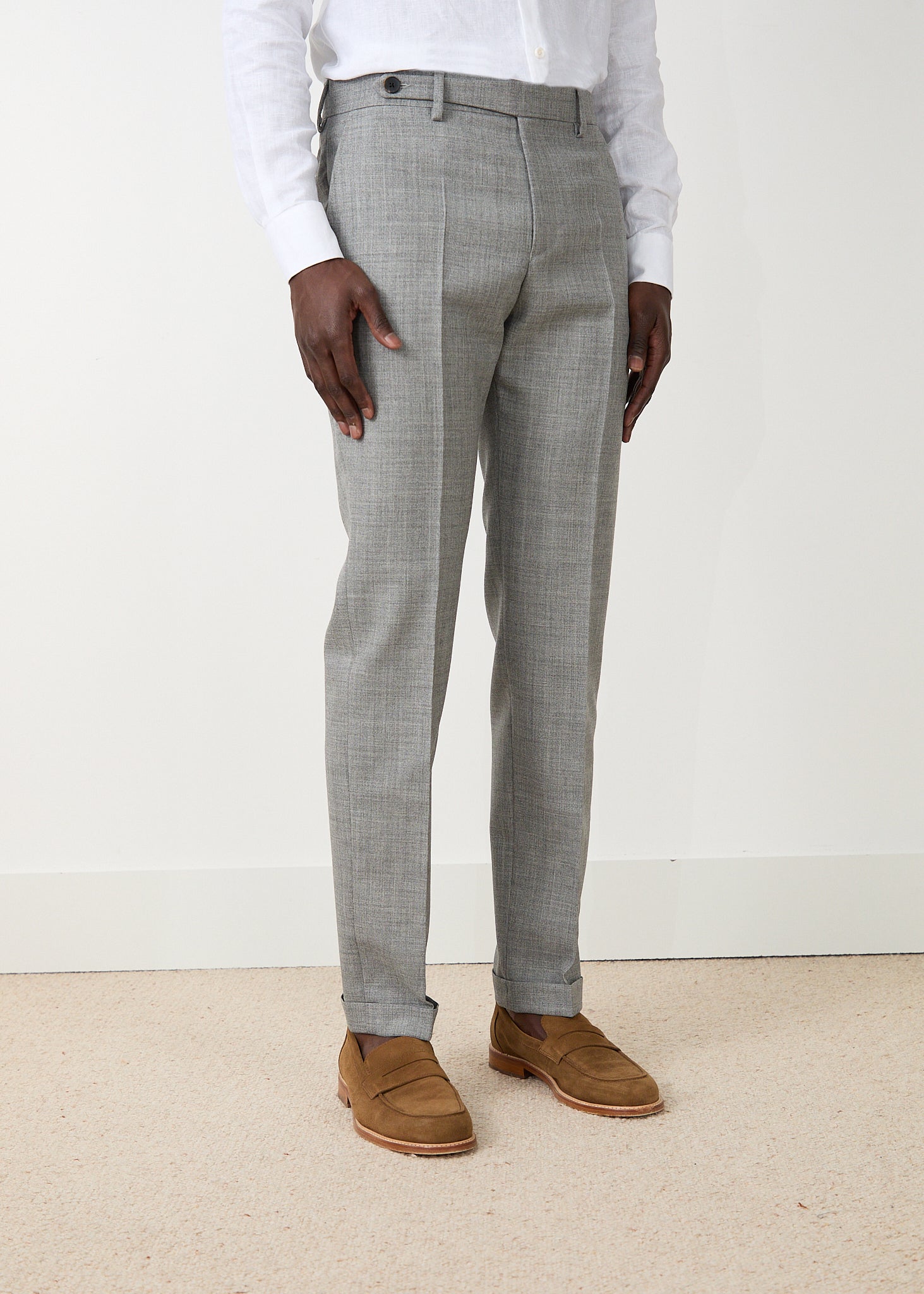 Toso Grey Suit with Uno Pleated Pants