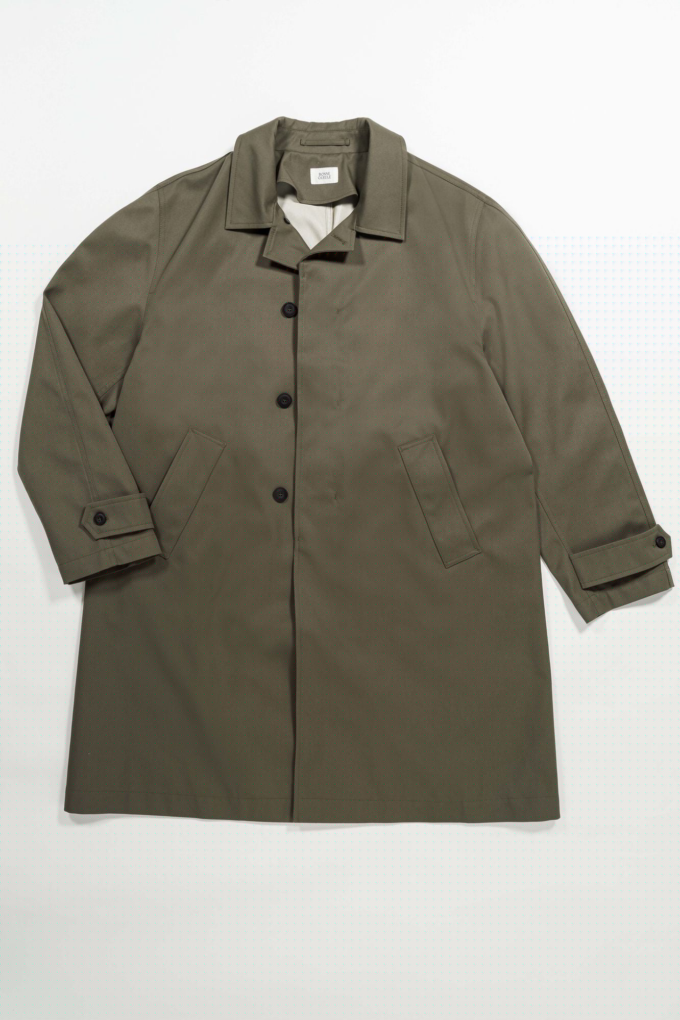 Mac Glencoe en tissu imperméable italien kaki - 6