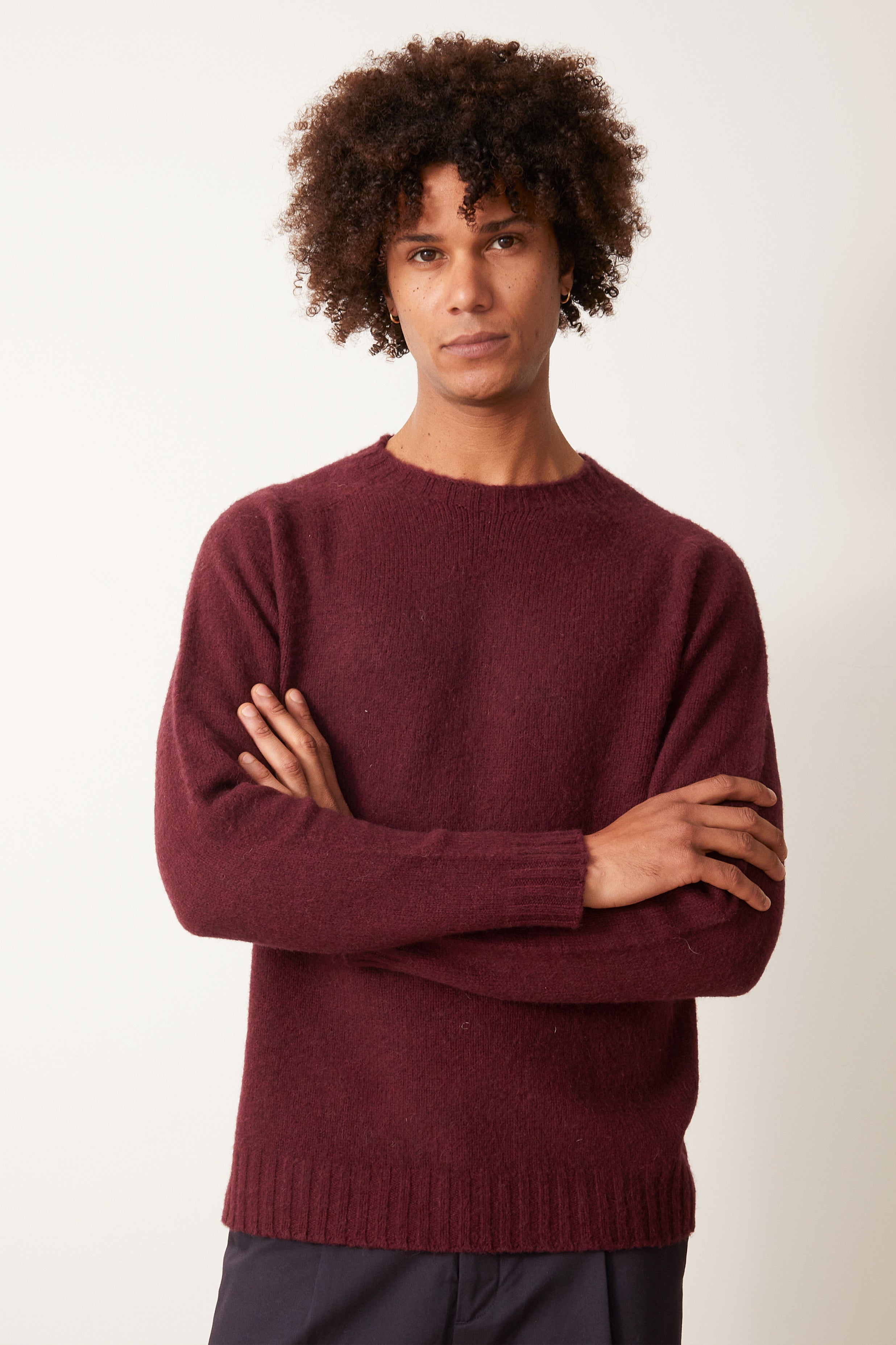 Pull John bordeaux