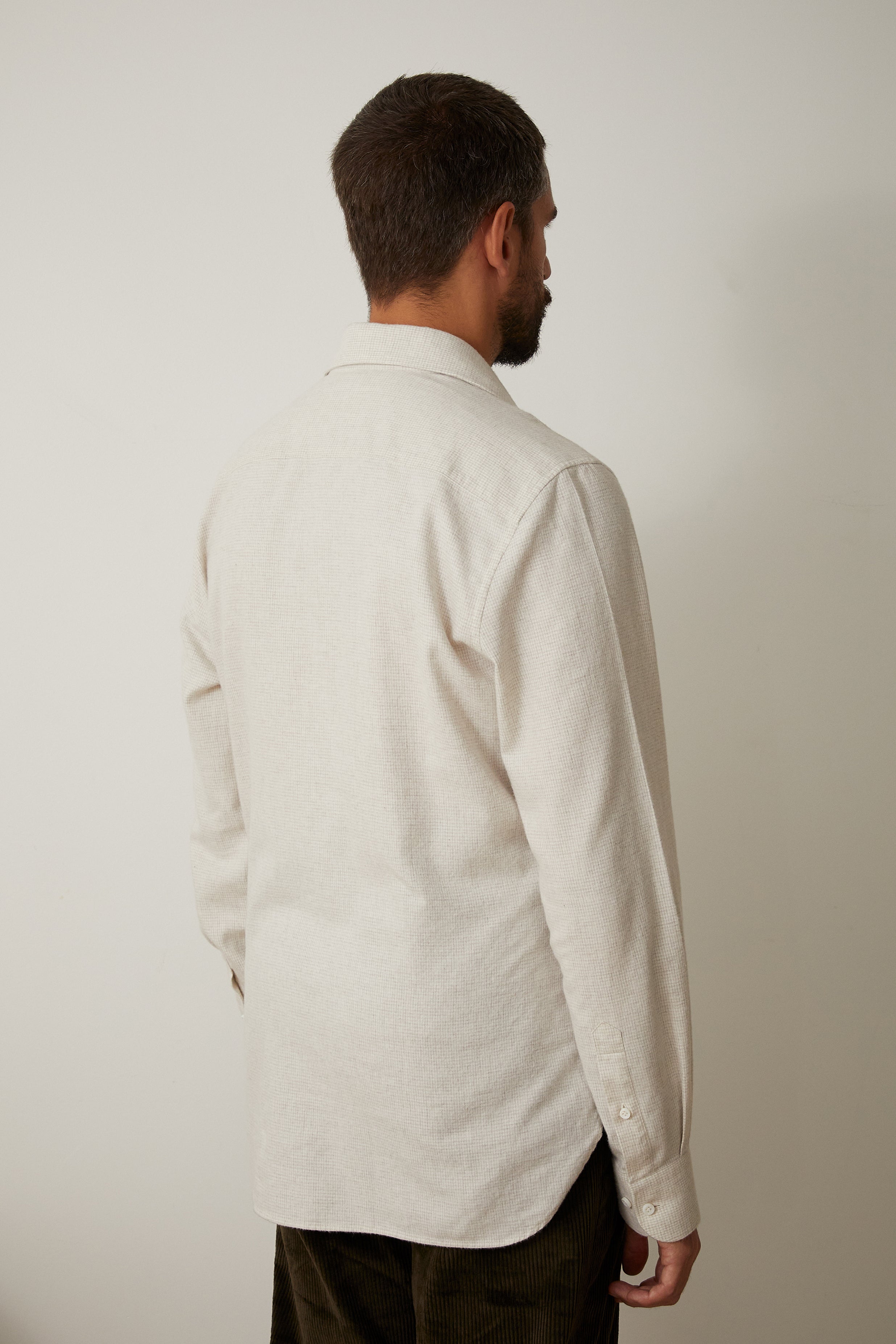 Volpaia Houndstooth Flannel Shirt