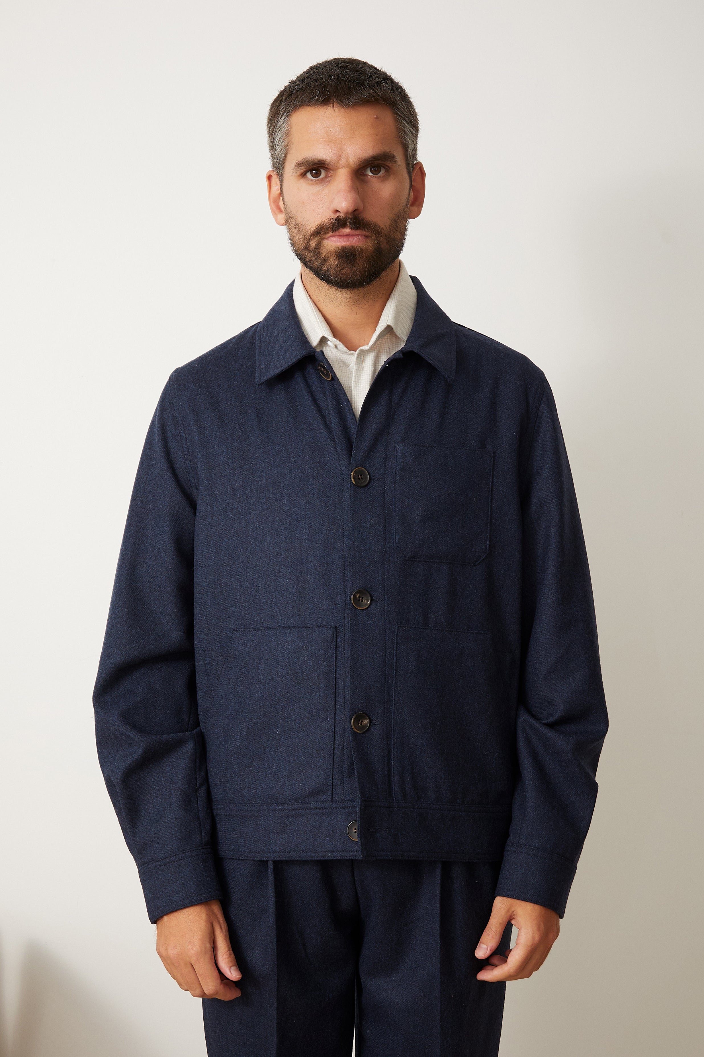 Bergame jacket in navy