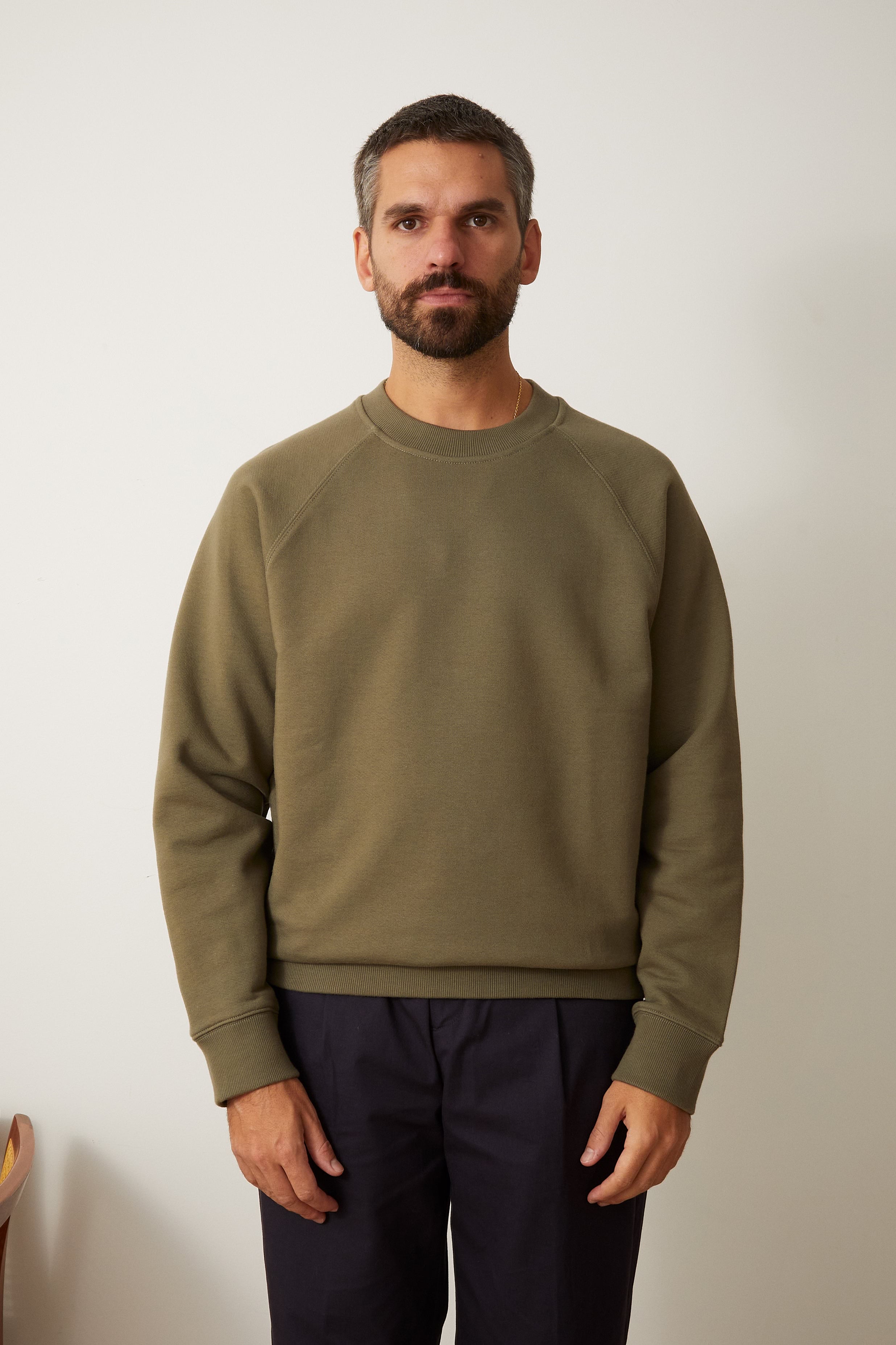 Rhode Kaki Crewneck Sweatshirt